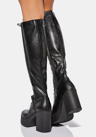 Night Seize The Power Platform Boots