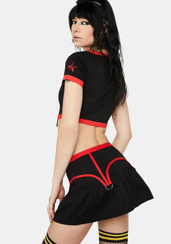 Lover's Lane Suspender Skirt