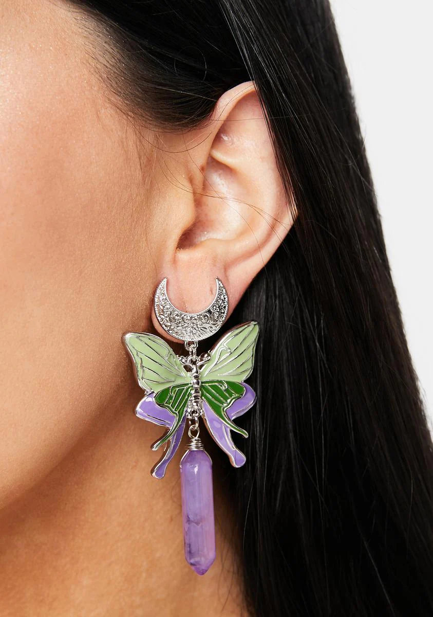 Amazed Today Butterfly Drop Earrings