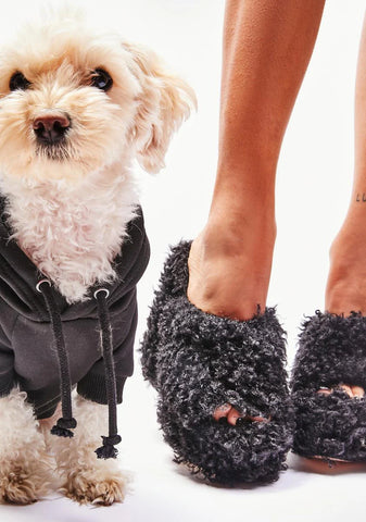 Black Archie Slip On Heels