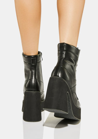 Rumi Lace Up Platform Boots