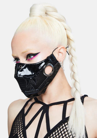 Black PVC Mask