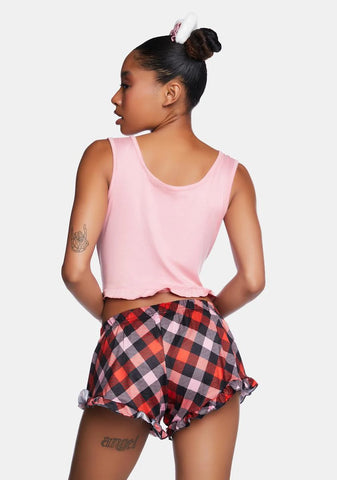 Cup O' Noodles Ruffled Pajama Set