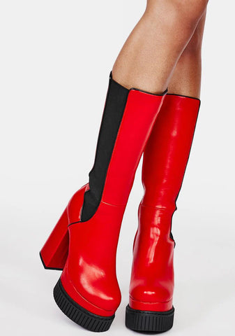 Rock The Party Knee High Boots