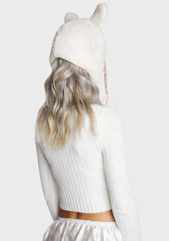 Natural Woodland Cutie Bear Hat