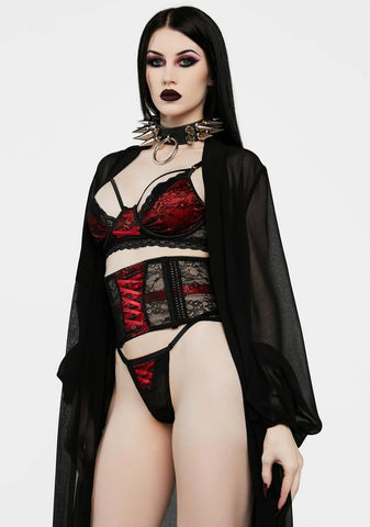 Love In Madness Lace Lingerie Set