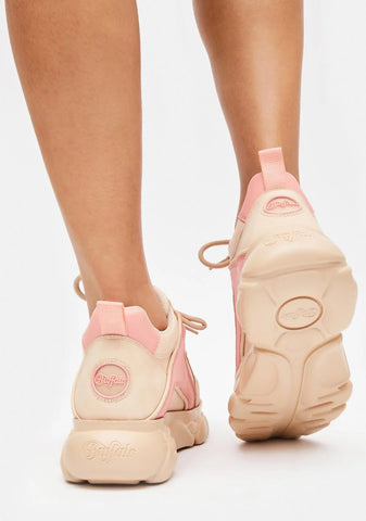 Beige Pink CLD Corin Platform Sneakers