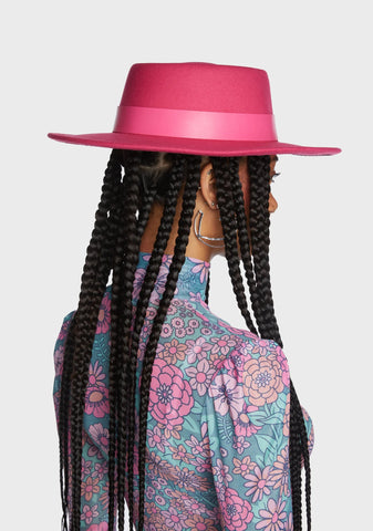 Weak Around You Wide Brim Hat