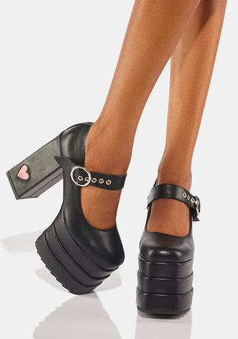 Love Demon Platform Heels
