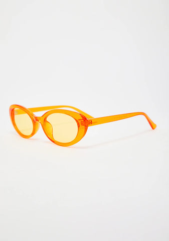 Juicy Talk To The Hand Clear Sunglasses