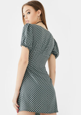 Green Montero Mini Dress