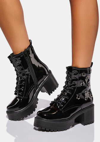 Tragus Rock Combat Boots