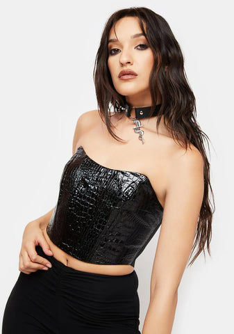 Noir Easy On Me Crop Top