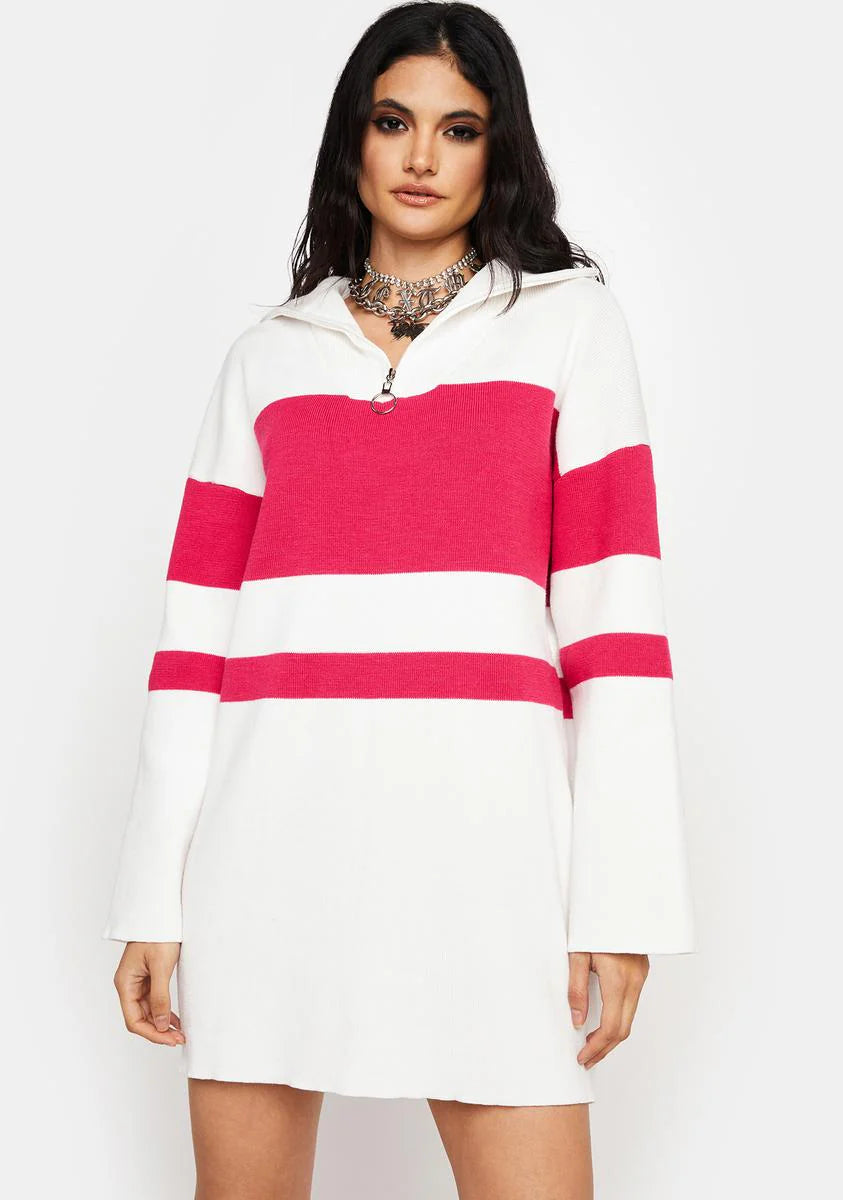 Cherry Pick Your Player Polo Shirt Dress