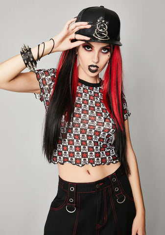 Vegan Leather O-Ring Baseball Hat