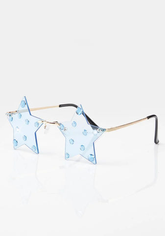 Sky Big Named Fame Star Sunglasses