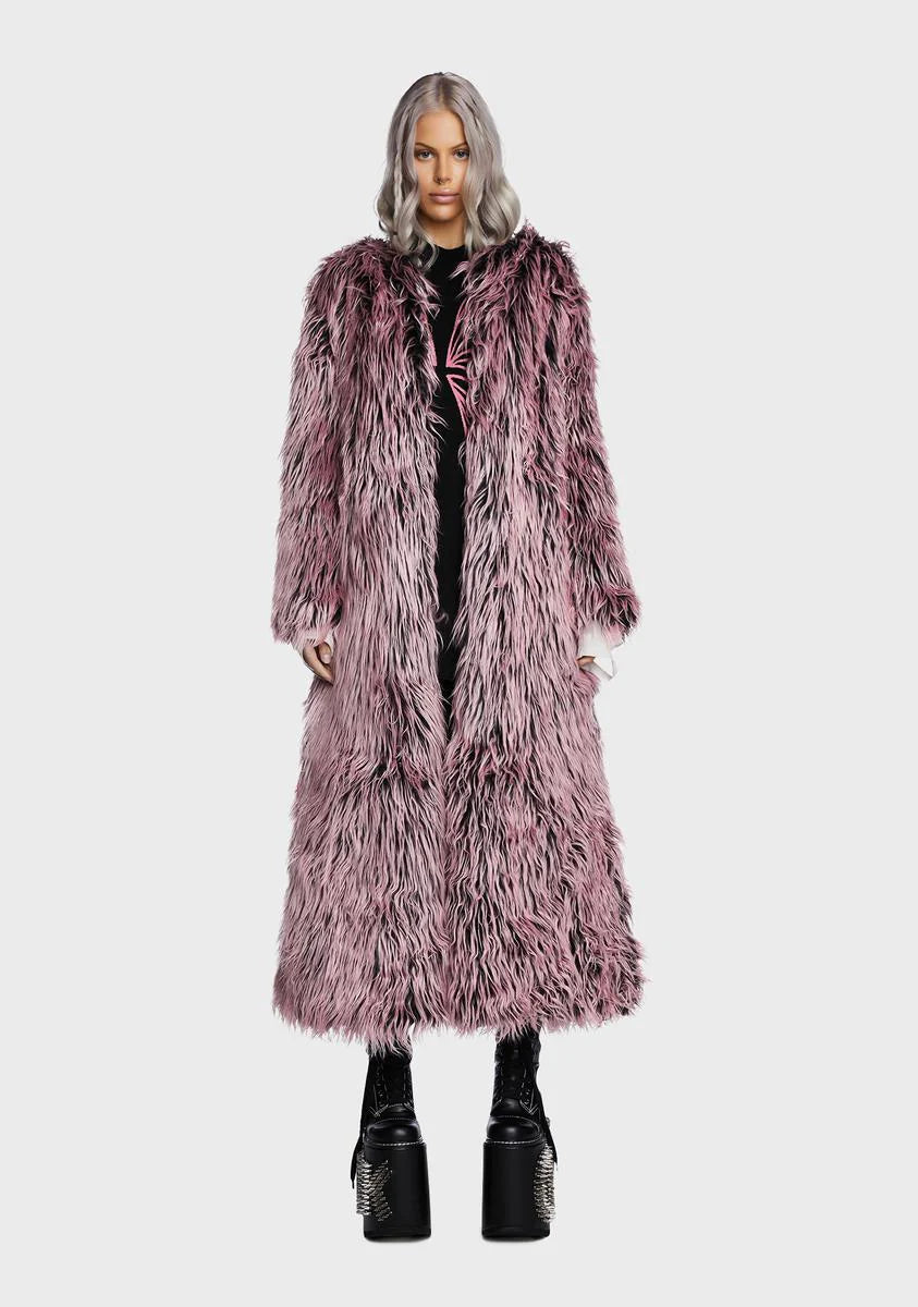 Born Enchanter Faux Fur Coat