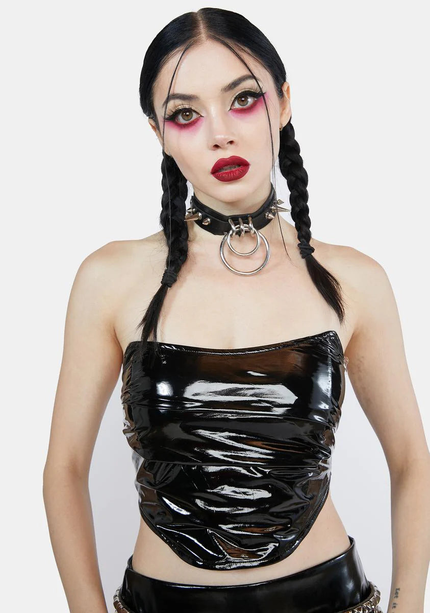 Fierce Delights Vinyl Bustier