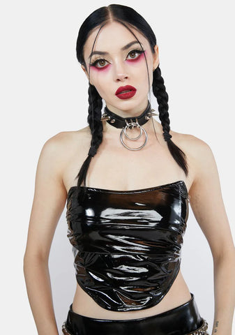 Fierce Delights Vinyl Bustier