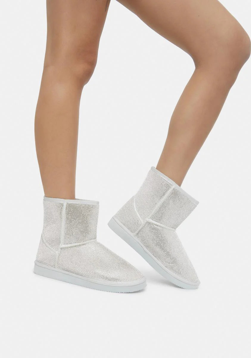 Silver Shining Steps Boots