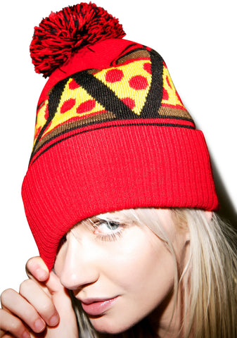 Pizza Knit Beanie