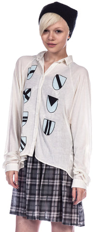 Heraldry Sunday Button Down Shirt - Black