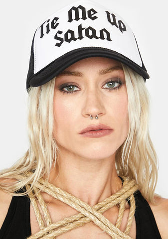 Tie Me Up Satan Trucker Hat