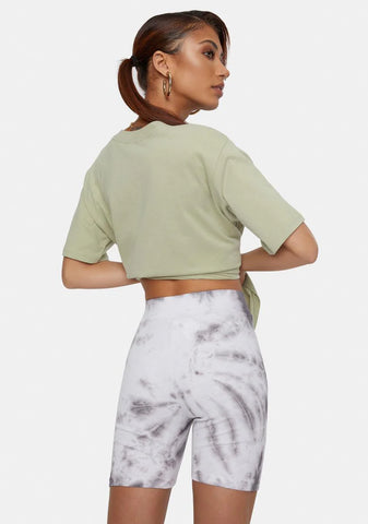 Totally Pumped Tie Dye Bike Shorts