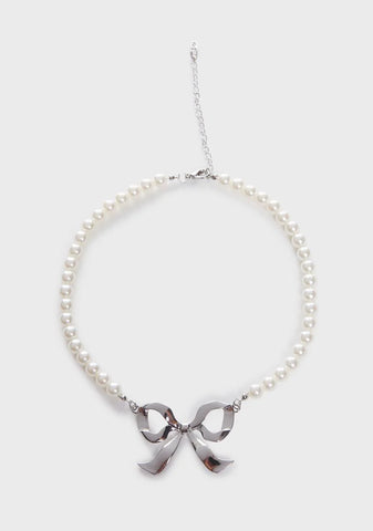 Simply Sophisticated Bow Necklace