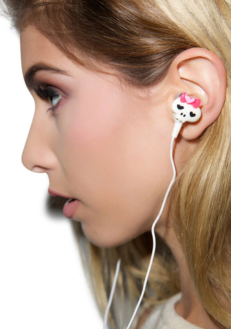 Skullyton Ear Buds - White