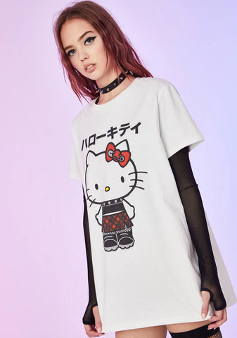 Rebel Grl Oversized Tee