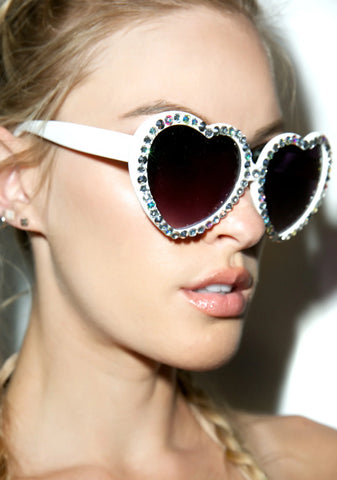 Crystal Lolita Sunglasses