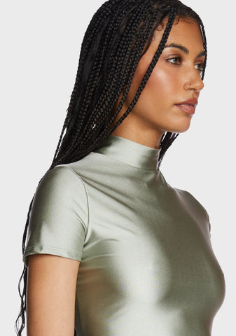 Made For This Crop Top - Silver