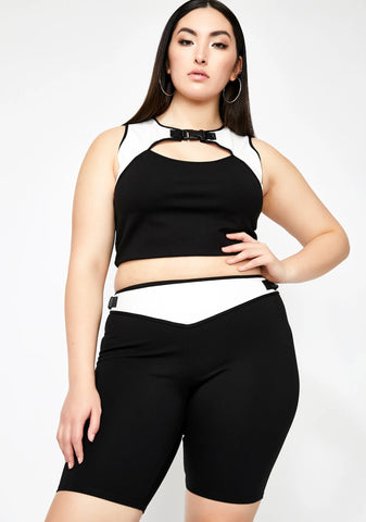 Mz Booked N' Busy Biker Shorts