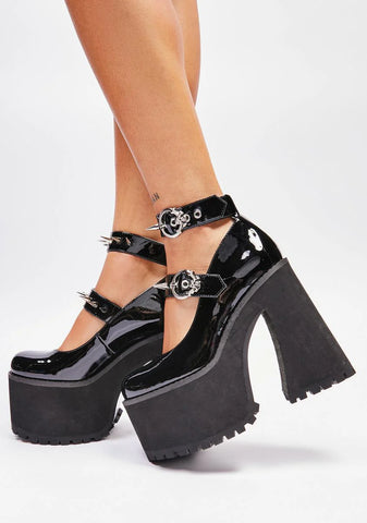 Without A Pulse Platform Mary Janes