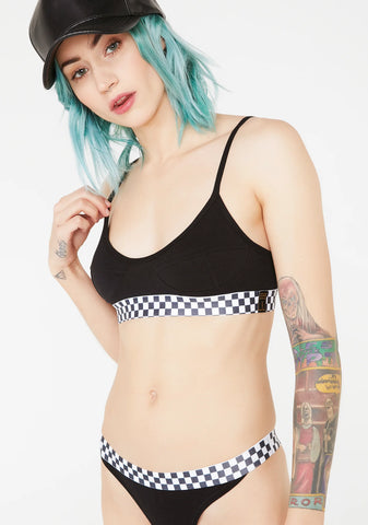 The Checkered Bralette