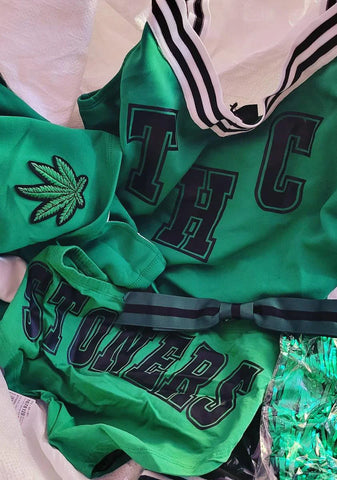 High Spirited Cheerleader Costume Set