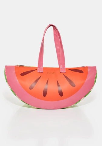 Super Chill Pink Watermelon Cooler Bag