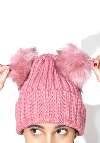 BB Kuma Pom-Pom Beanie