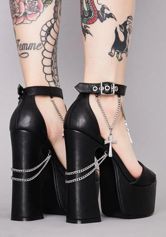 Cursed Revelation Platform Heels
