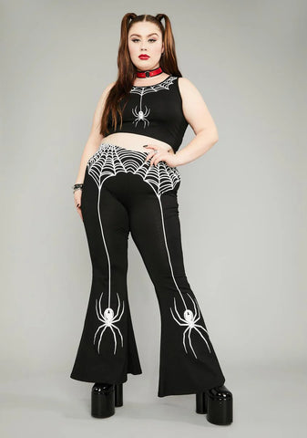 Tangled Web Of Secrets Yoga Pants