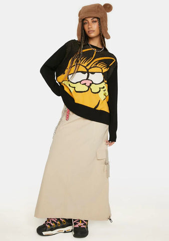 Feline Fine Intarsia Sweater