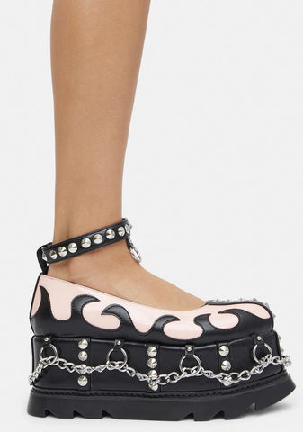 Tattoo Chain Mary Janes