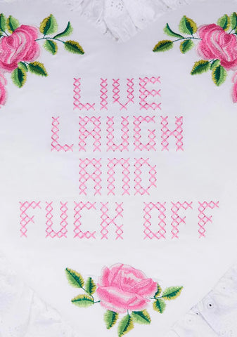 The Motto Throw Pillow