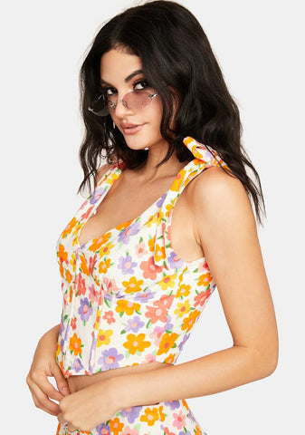 Parisian Life Linen Bustier