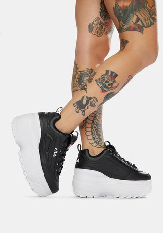 Black Disruptor 2 Wedge Sneakers