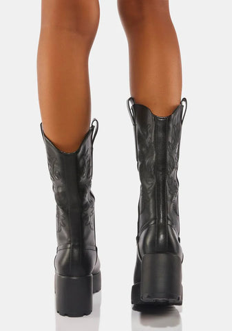 Wintu Chunky Western Boots