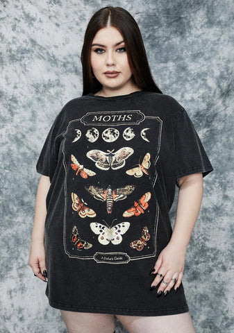Real Flighty Behavior Oversized Graphic Tee