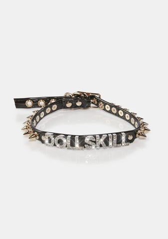 Dolls Kill Spiked Choker