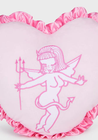 Cherub Heart Pillow